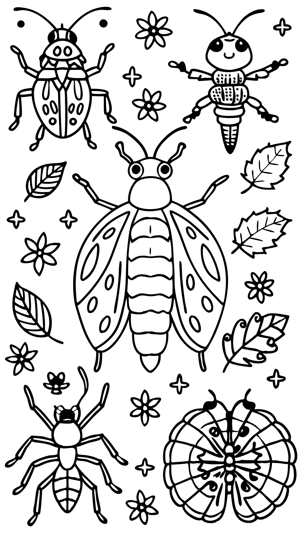 coloriage bug